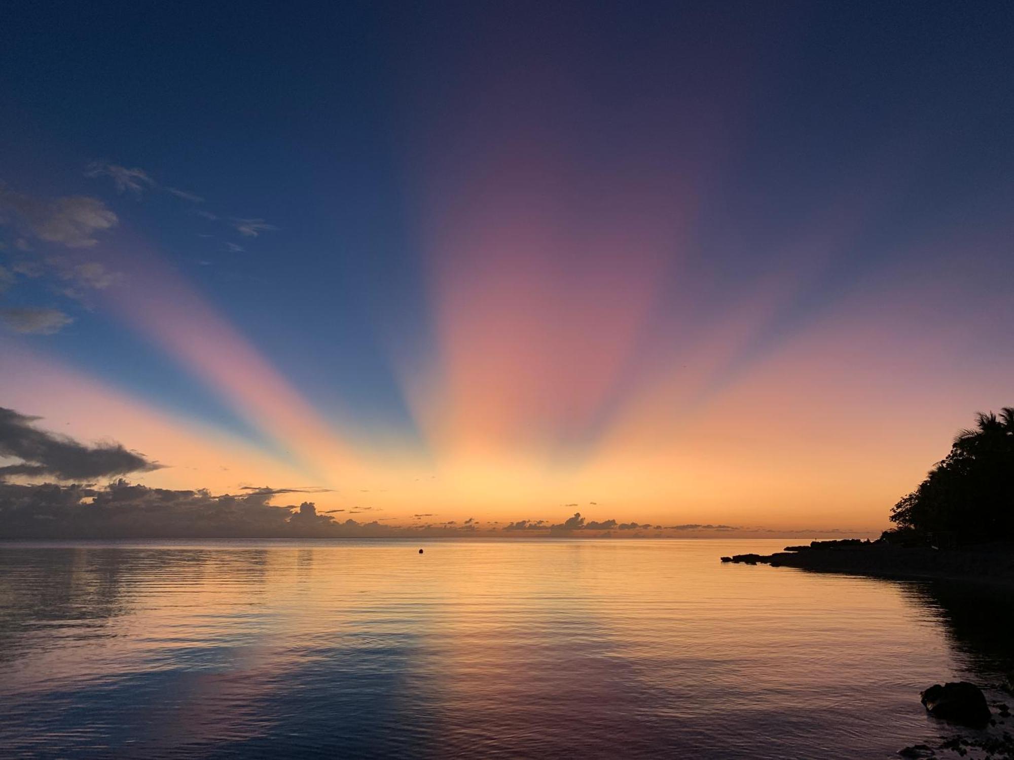 Appartamento Le Fare Bleu Tiputa Rangiroa Esterno foto