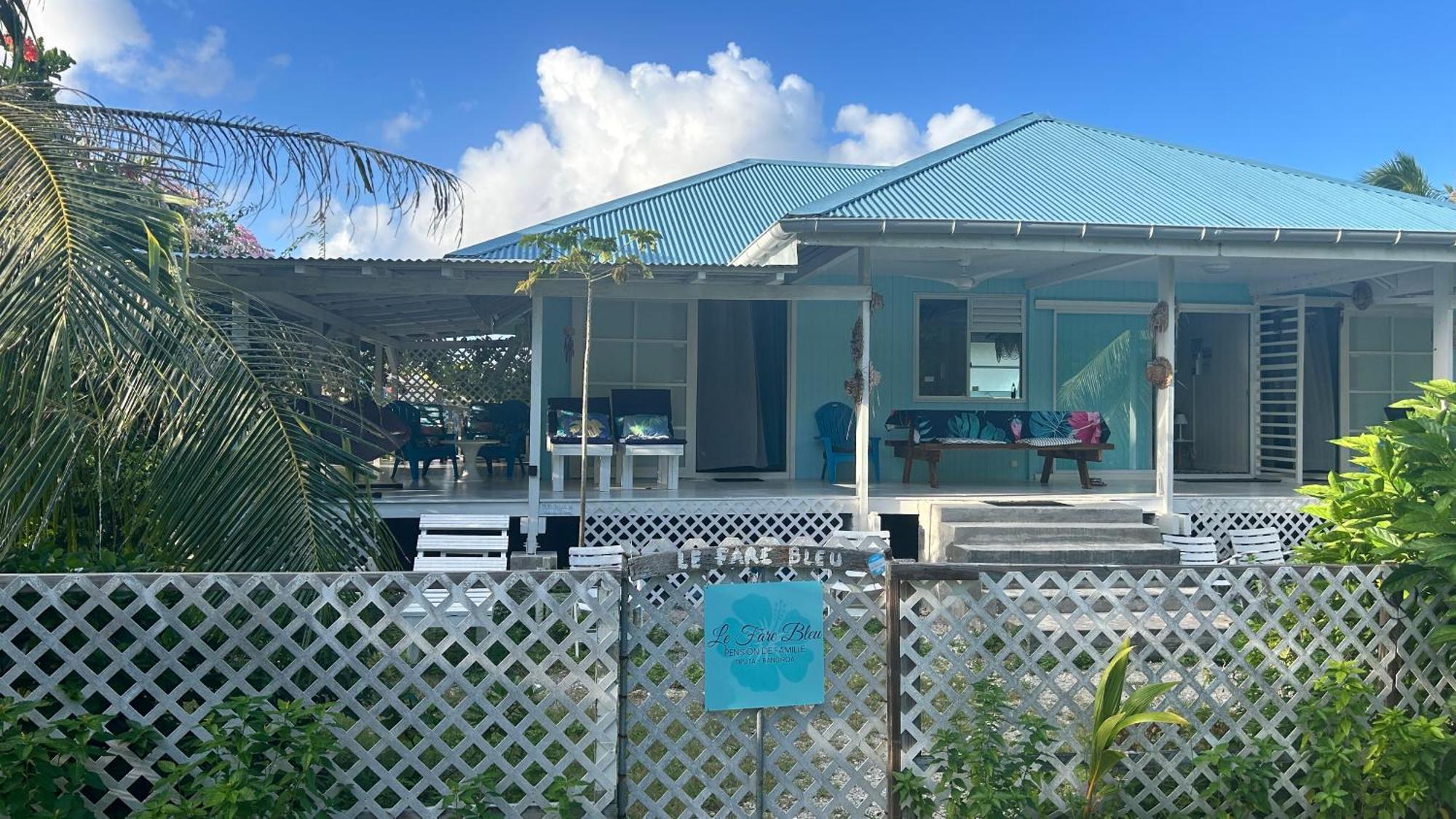 Appartamento Le Fare Bleu Tiputa Rangiroa Esterno foto