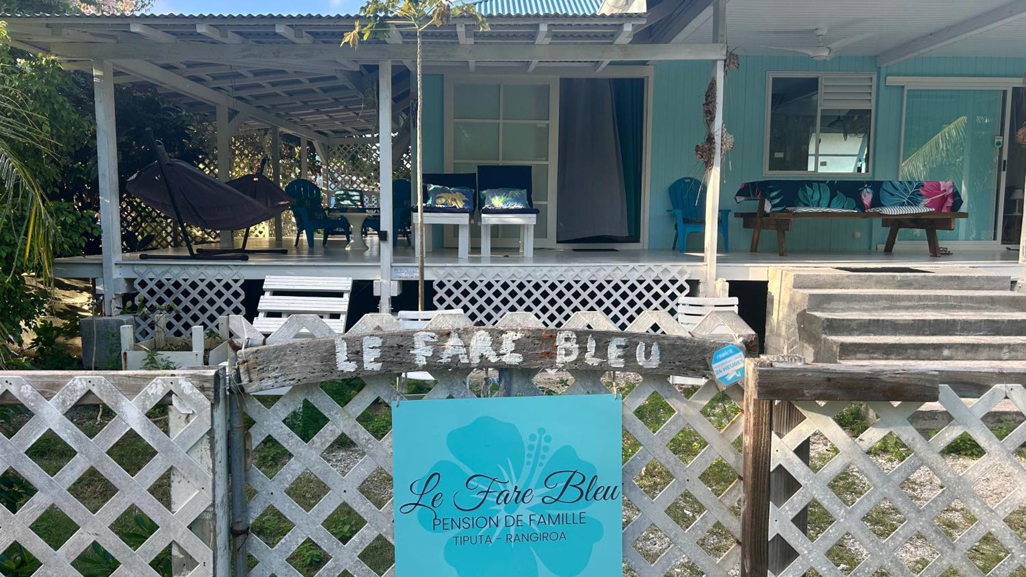 Appartamento Le Fare Bleu Tiputa Rangiroa Esterno foto