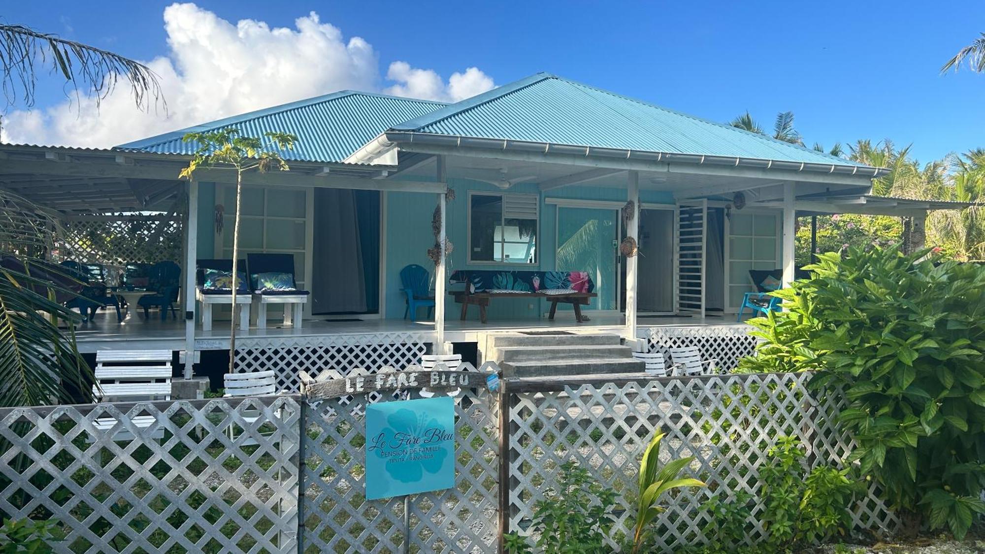 Appartamento Le Fare Bleu Tiputa Rangiroa Esterno foto